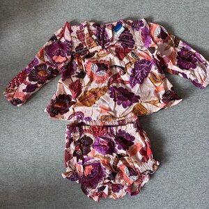 Old Navy Pink and Purple Baby Dress
